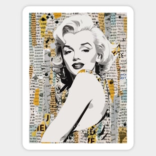 Marilyn Monroe vintage Sticker